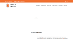 Desktop Screenshot of gerilimkablo.com